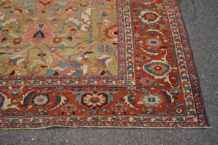 Antique Serapi Rug 11'6'' x 15'0''