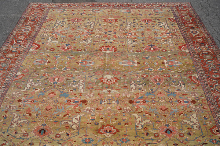 Antique Serapi Rug 11'6'' x 15'0''