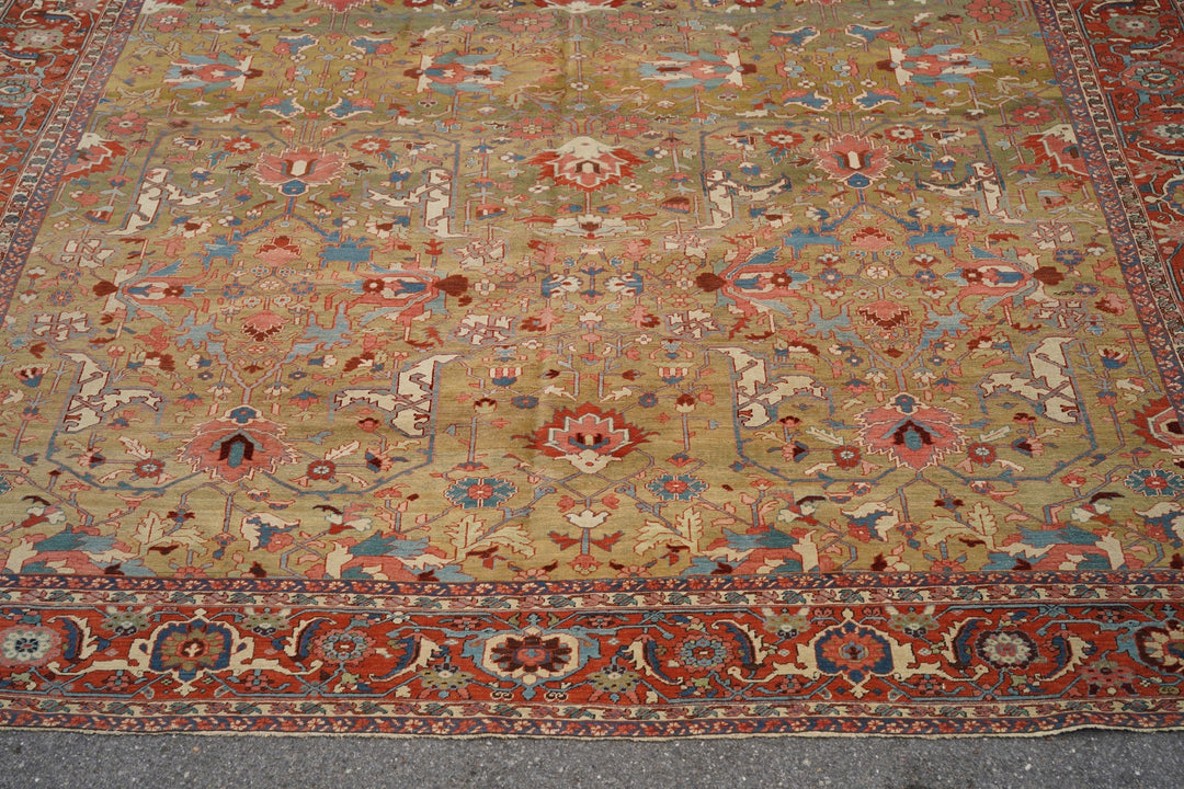 Antique Serapi Rug 11'6'' x 15'0''