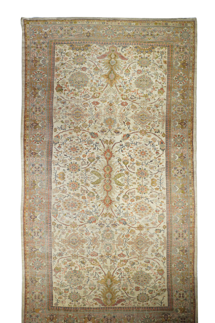 Antique Ziegler Mahal Rug 9'9'' x 17'9''