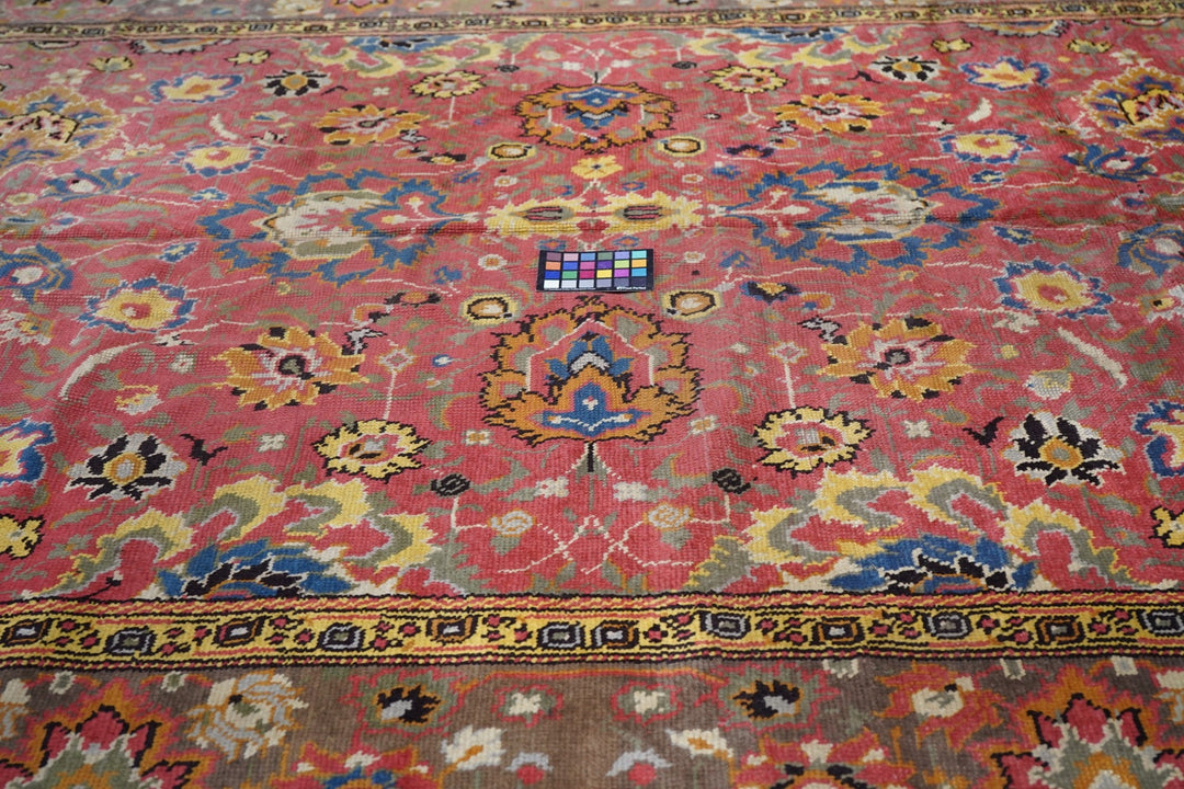 Vintage European Wave Rug 8'11'' x 15'6''