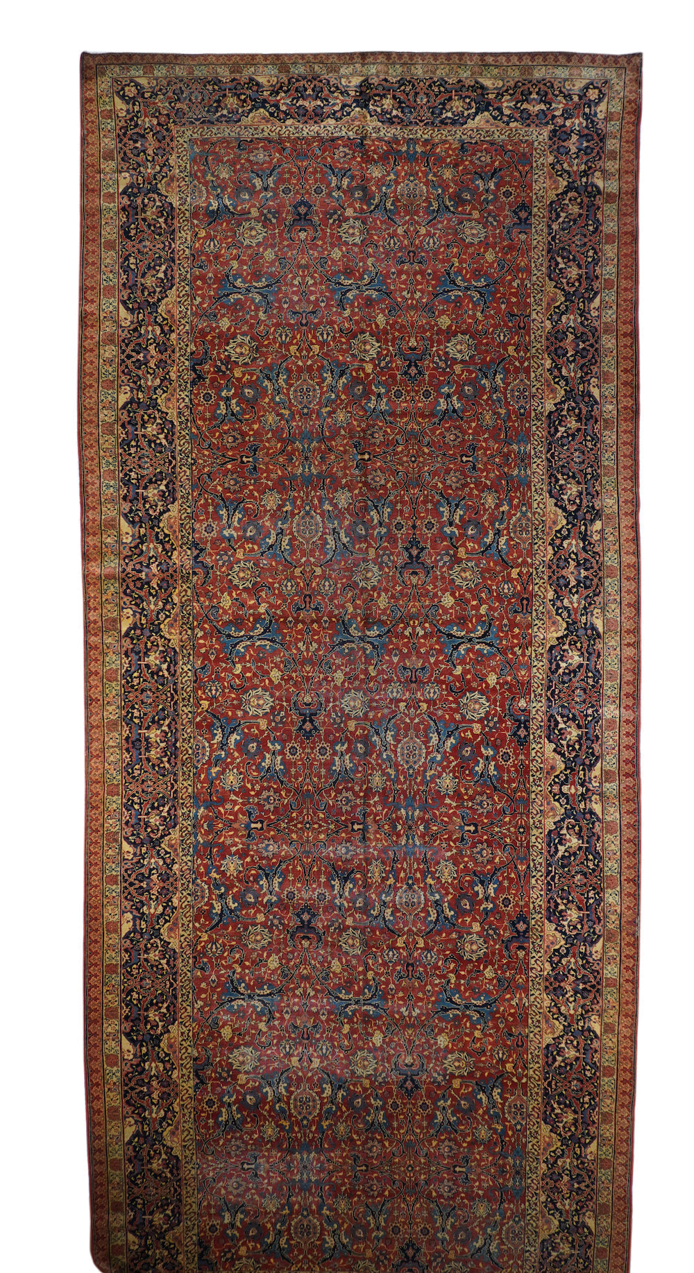 Fine Antique Tabriz Rug 7'5'' x 17'4''