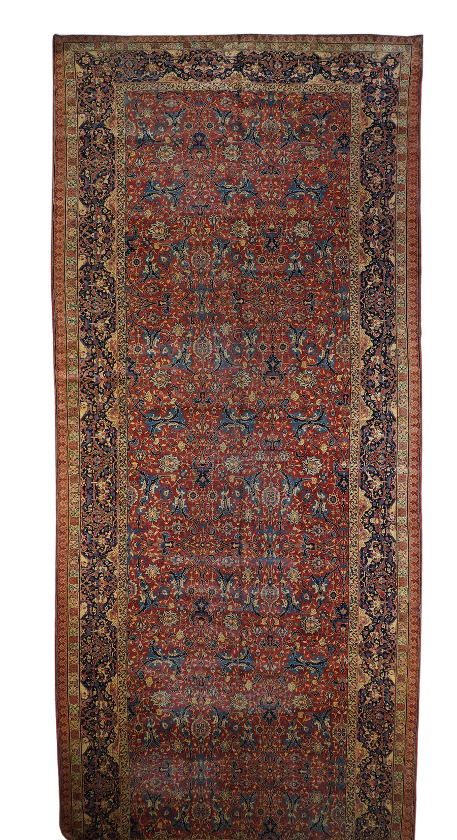 Fine Antique Tabriz Rug 7'5'' x 17'4''