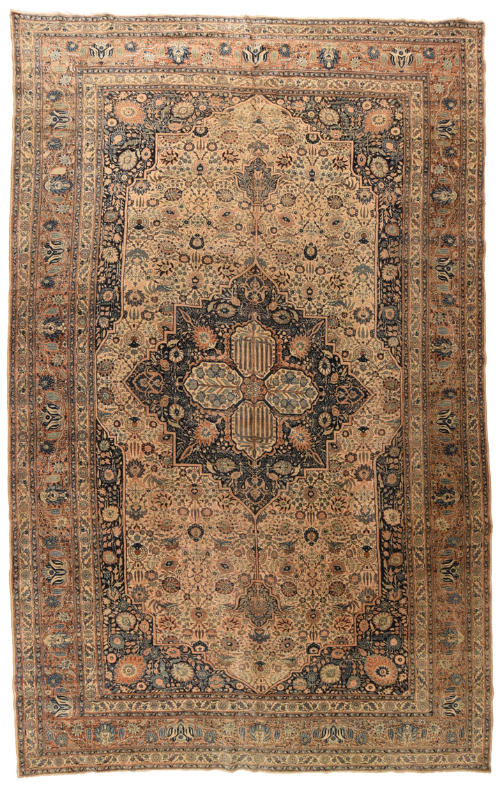 Antique Persian Tabriz Haji Jalili Area Rug