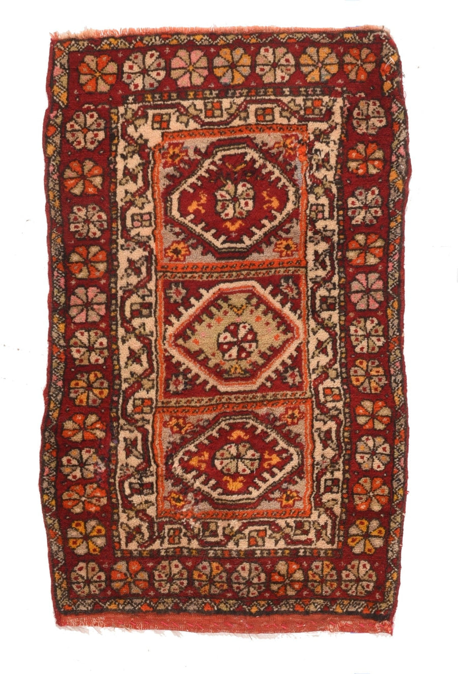 Antique Kurdish Rug 1'9'' x 2'11''