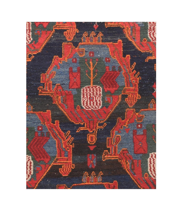 Vintage Senneh Rug 3'7'' x 5'1''