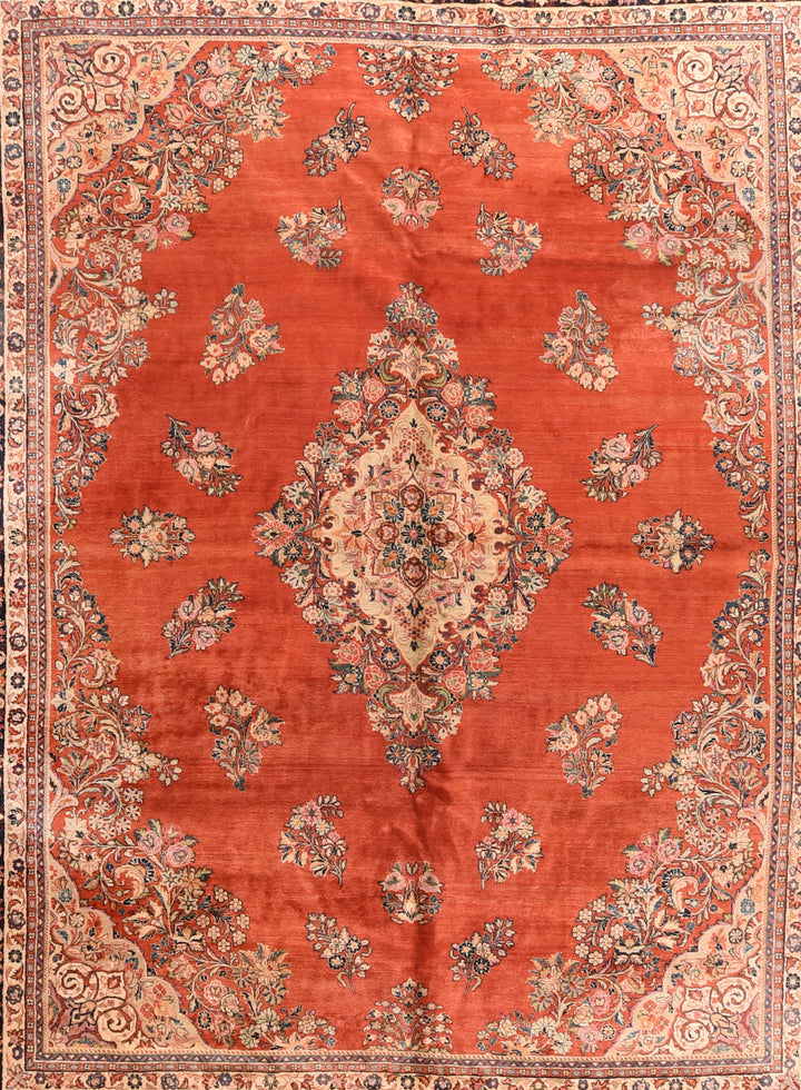 Vintage Sarouk Rug 11'3'' x 14'3''