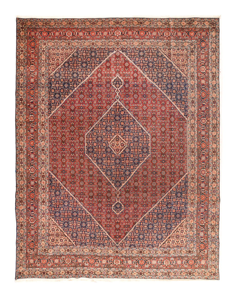 Vintage Tabriz Rug 9'7'' x 12'3''