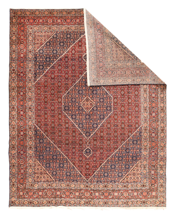 Extremely Fine Persian Tabriz Mahi Design Woven by the Artist Master Weaver Rug 9'7'' x 12'3''