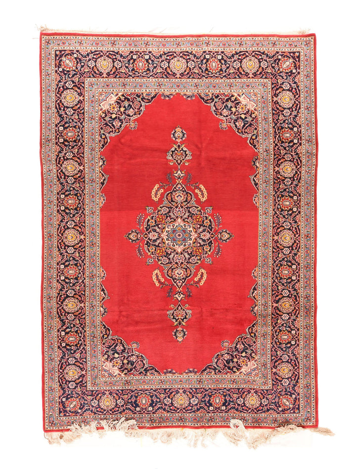 Semi Antique Persian Kashan Rug