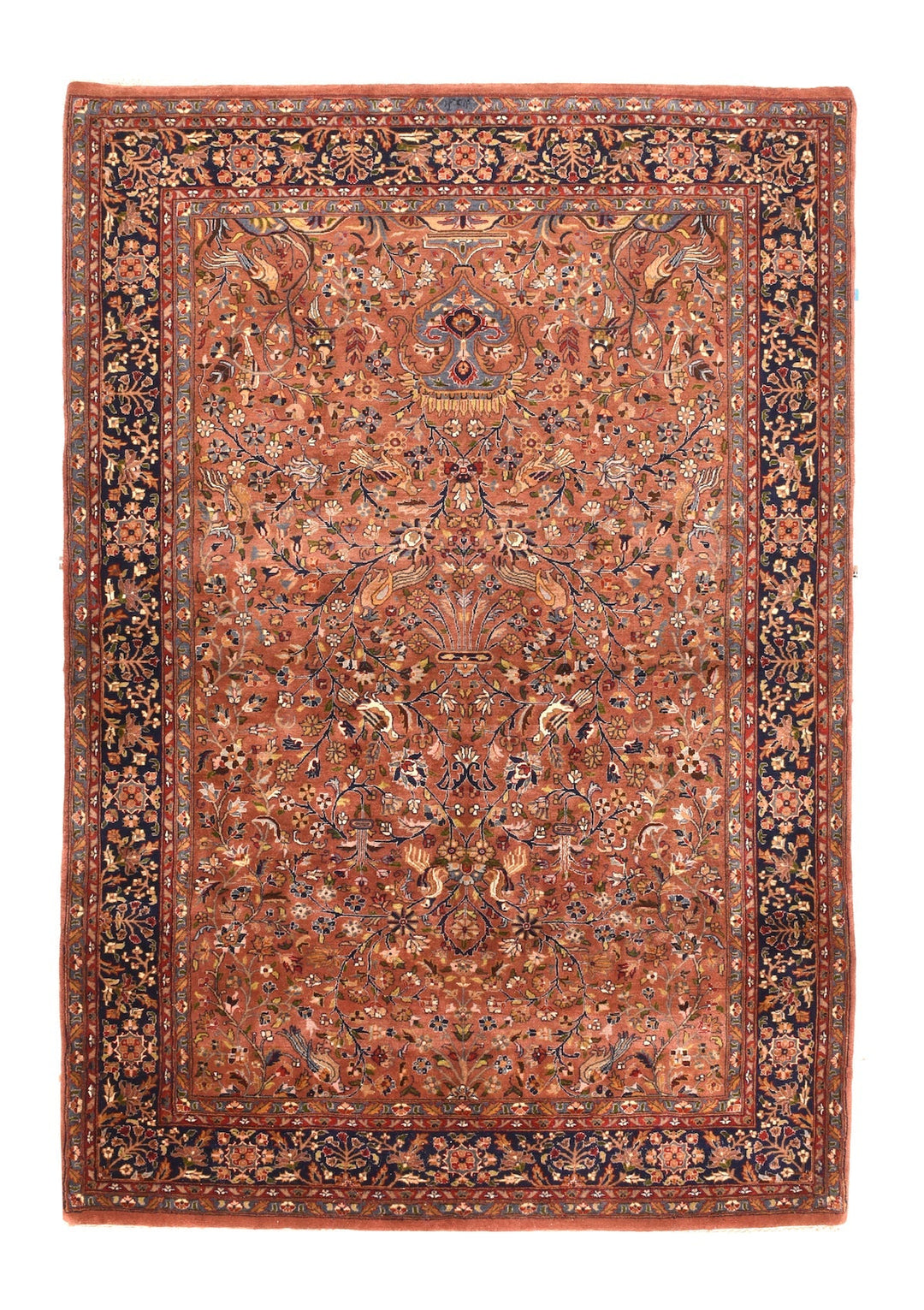 Indian Tabriz Rug 5' x 7'4''