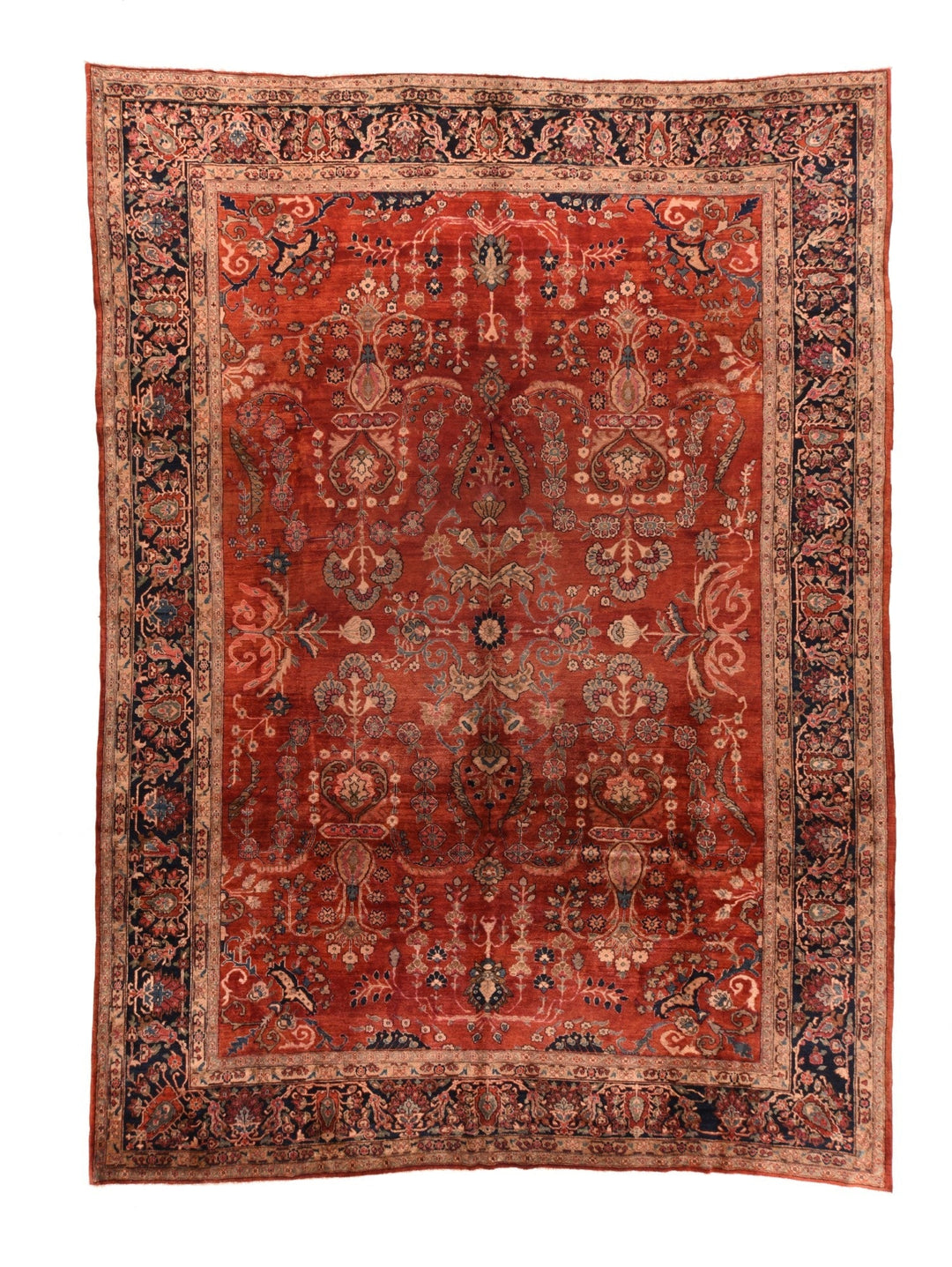 Antique Farahan Sarouk Rug 8'8'' x 11'11''