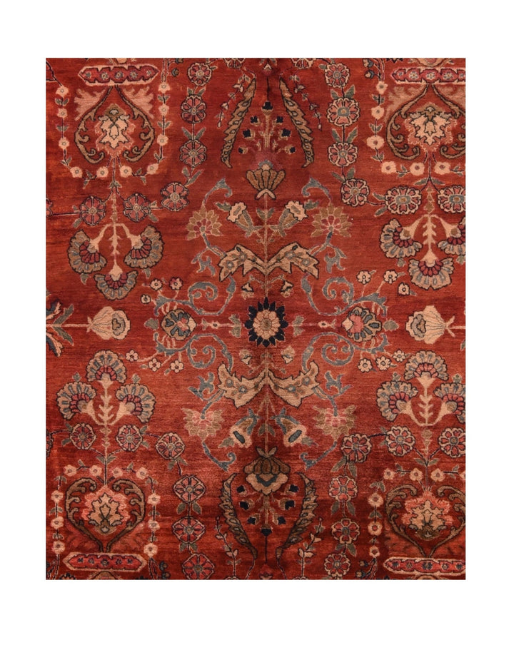 Antique Farahan Sarouk Rug 8'8'' x 11'11''