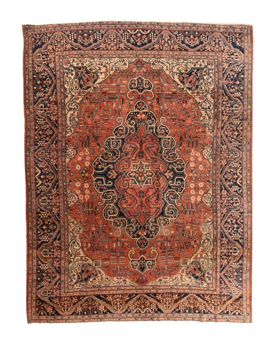 Antique Farahan Sarouk Rug 8'6'' x 11'