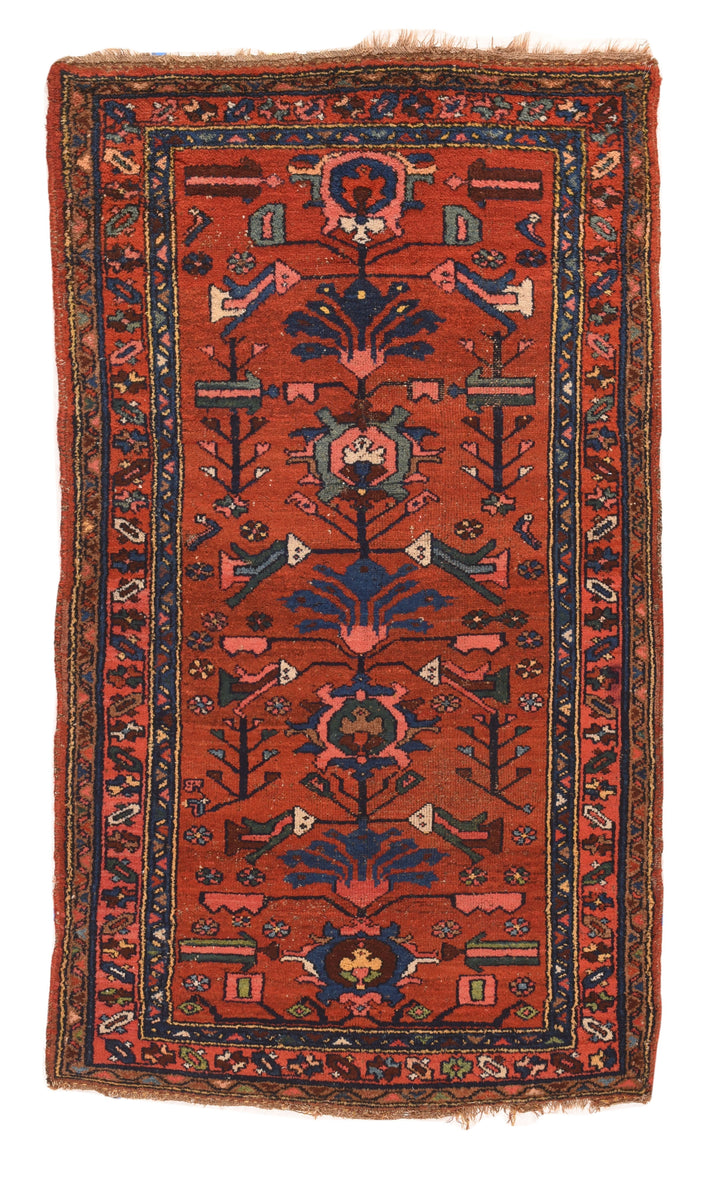 Antique Hamedan Rug 3'5'' x 6'2''