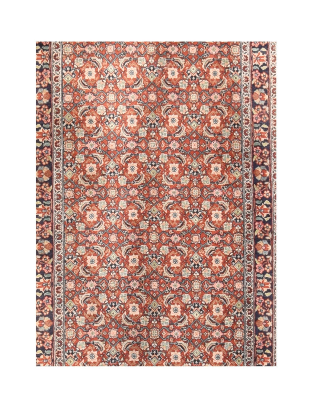 Extremely Fine Persian Tabriz Mahi Design Woven by the Artist Master Weaver Runner 2'9'' x 14'