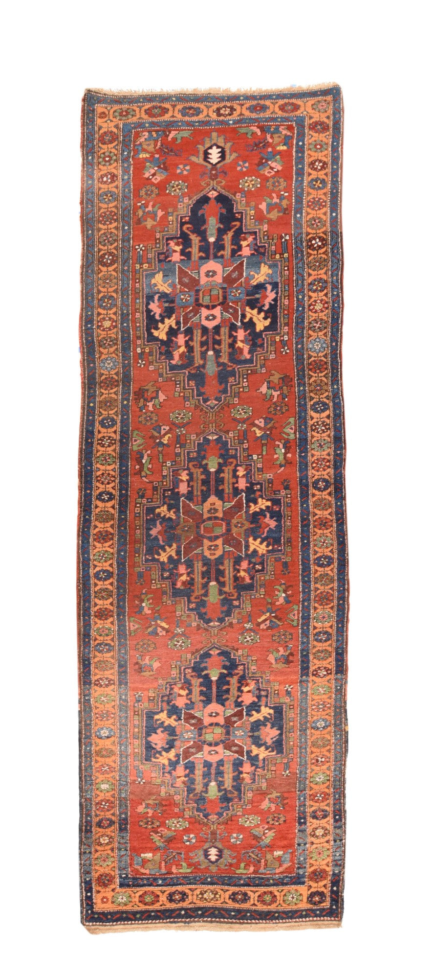 Antique Heriz Runner 3'6'' x 11'