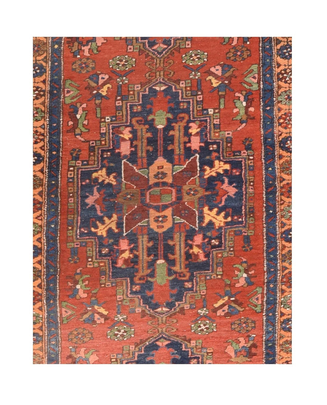 Antique Heriz Runner 3'6'' x 11'