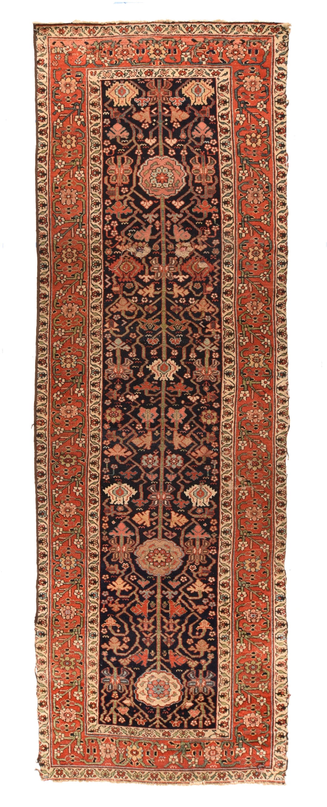 Antique Heriz Rug 3'9'' x 11'5''