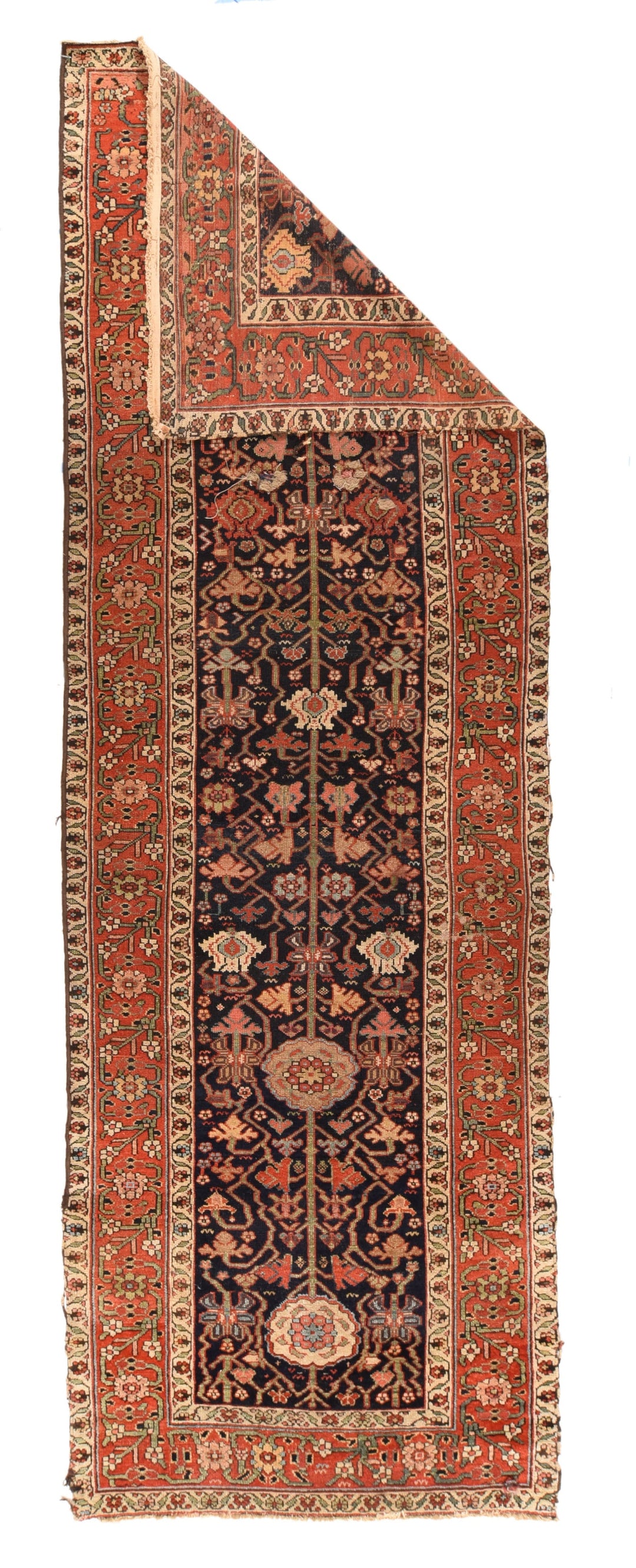 Antique Heriz Rug 3'9'' x 11'5''