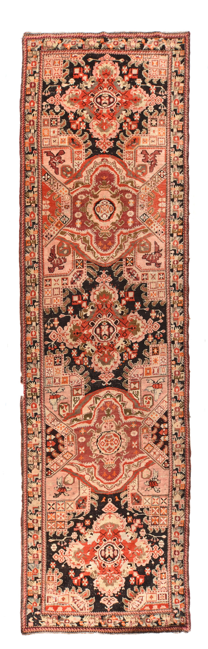 Antique Karabagh Runner 4' x 15'9''