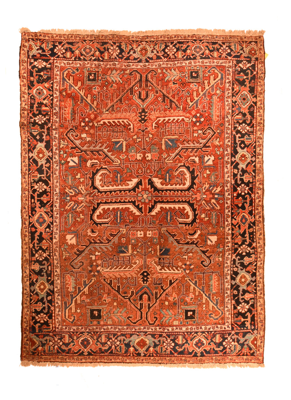 Antique Heriz Rug 6'8'' x 9'0''