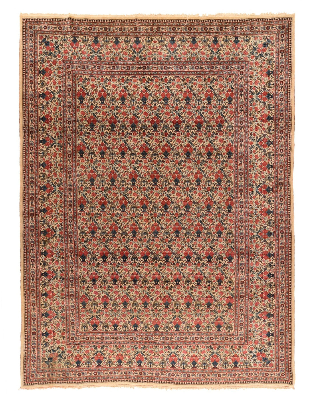 Antique Tehran Zele Sultan Rug 8'6'' x 11'9''