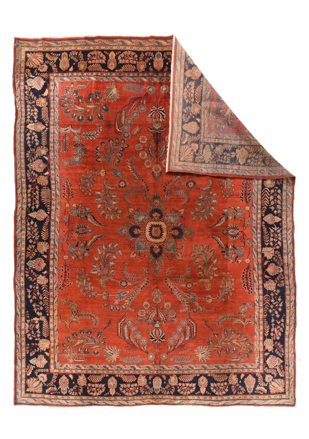 Antique Sarouk Mohajeran Rug 10'8'' x 12'10''