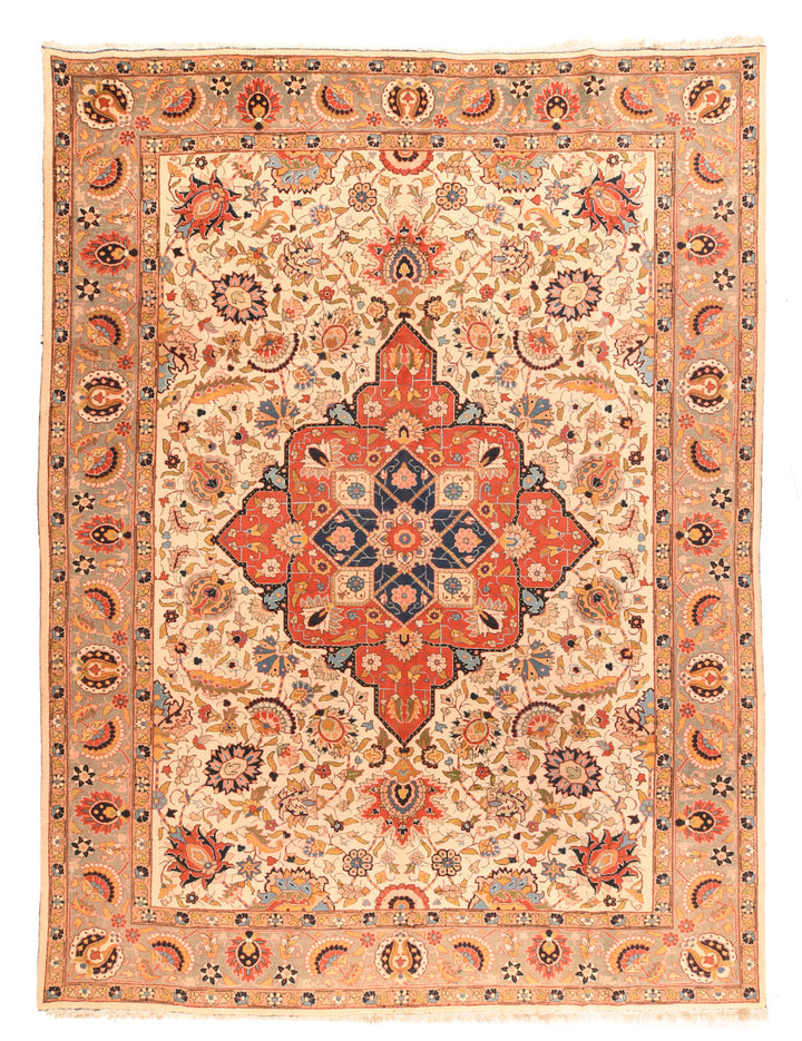 Vintage Tabriz Rug 9'4'' x 12'9''