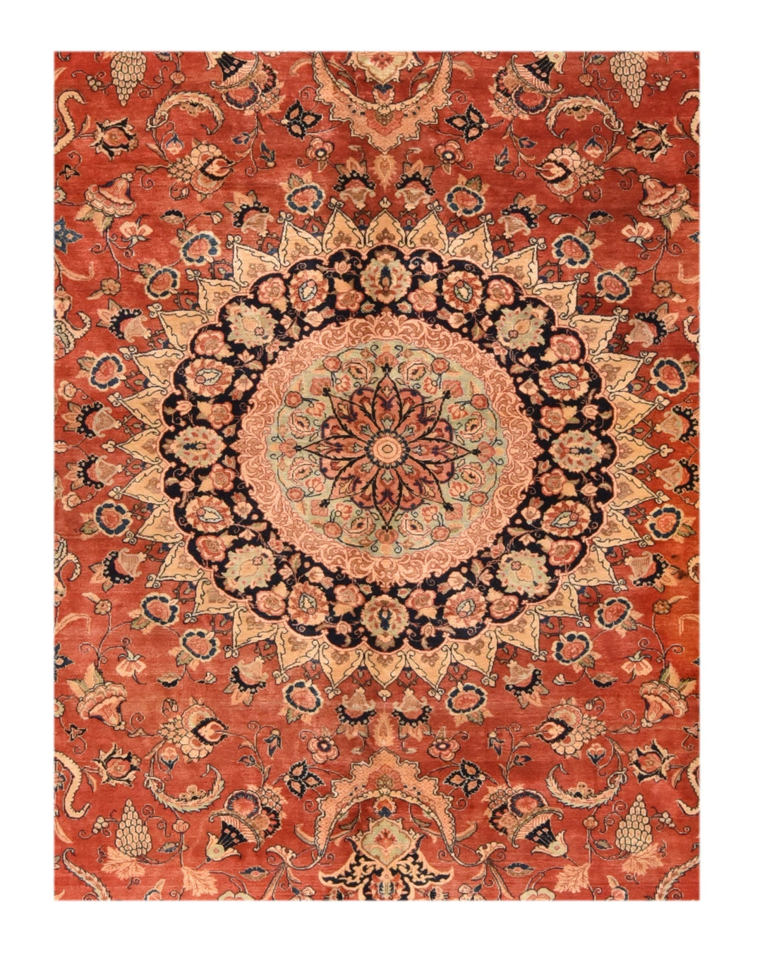 Vintage Sarouk Rug 10'0'' x 13'0''