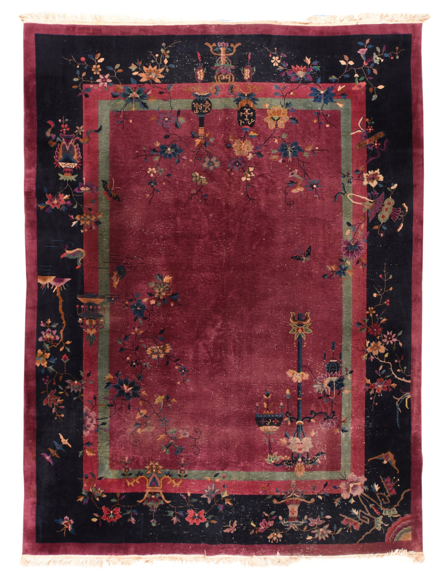 Antique Chinese Rug 8'10'' x 11'4''