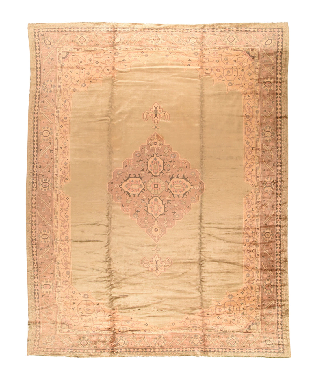 Fine Antique Oushak Rug