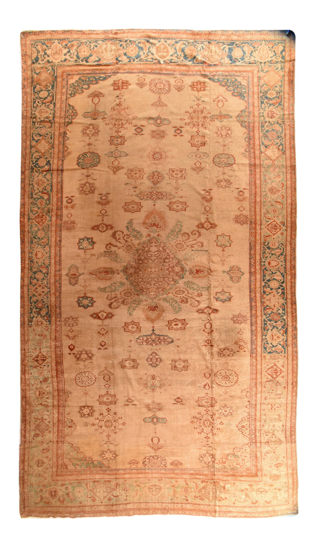 Fine Antique Ziegler Mahal Rug 11'10'' x 20'7''