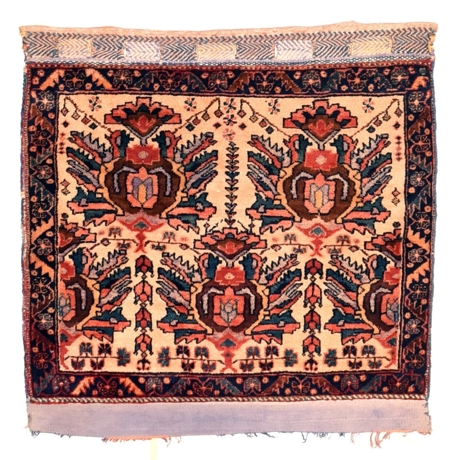 Antique Afshar Rug 2'2'' x 2'2''