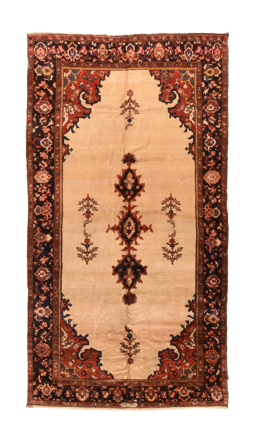 Antique Bakhtiari Rug 6'6'' x 12'3''