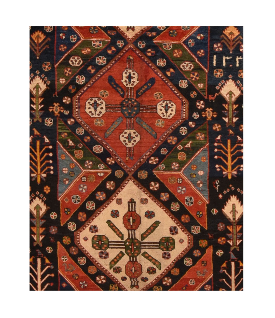 Antique Bakhtiari Rug 6'10'' x 12'5''