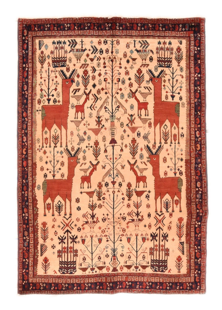 Vintage Qashqai Rug 5'9'' x 8'3''