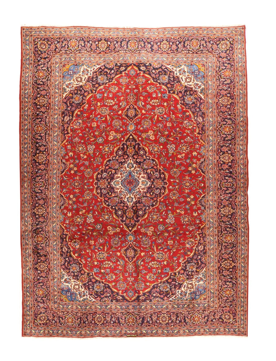 Vintage Kashan Rug 9'11'' x 14'3''