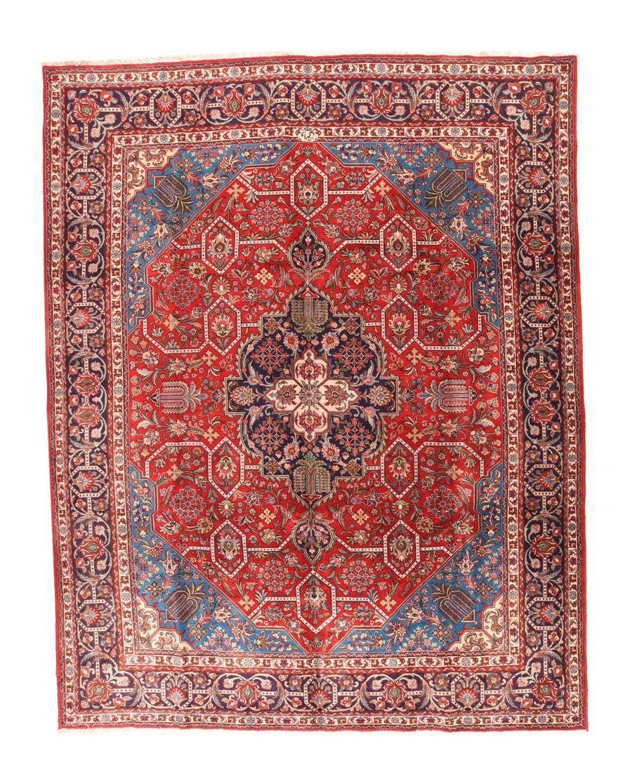 Vintage Tabriz Rug 9'9'' x 12'7''