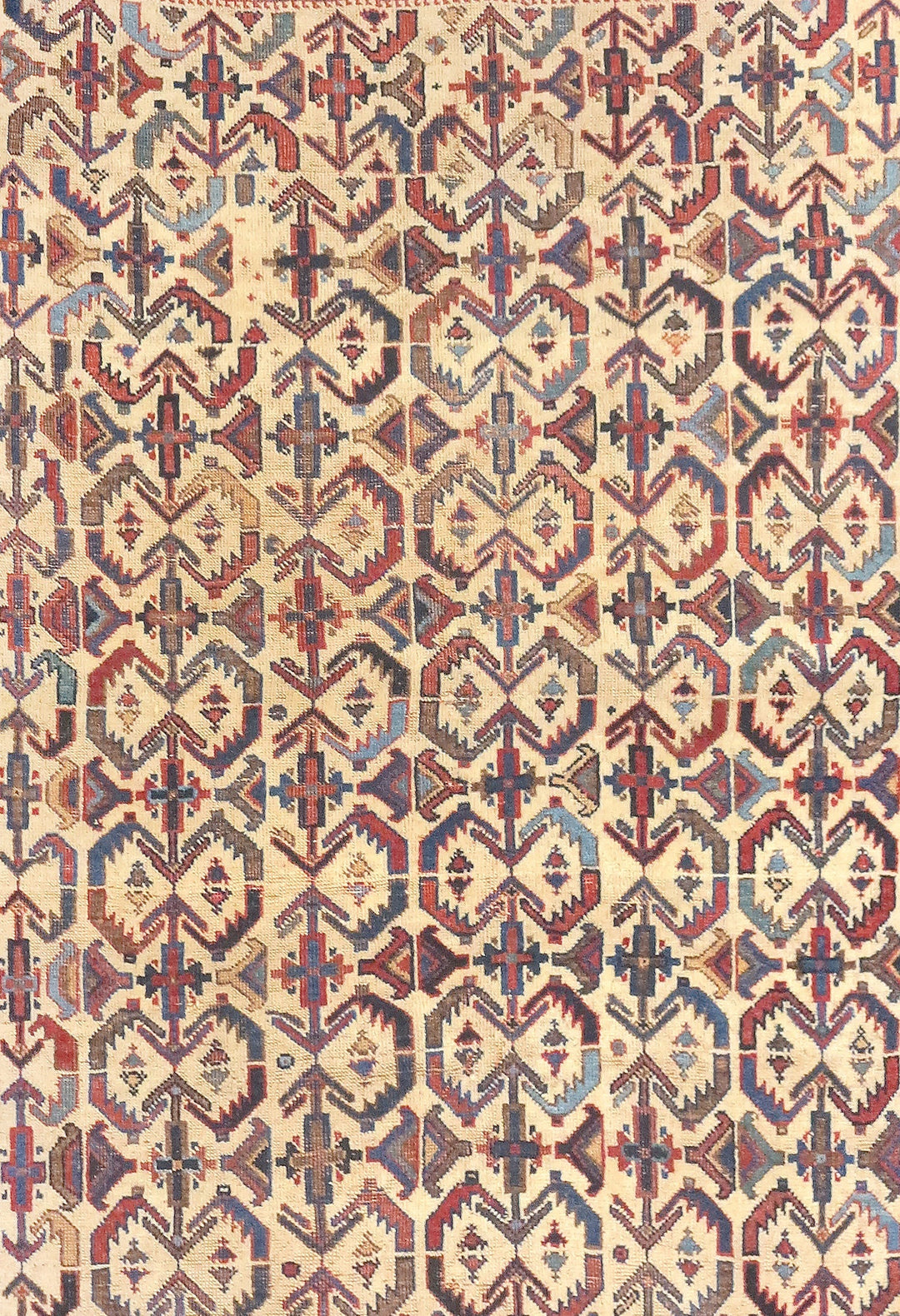 Antique Tribal Afshar Rug 4'0'' x 4'6''