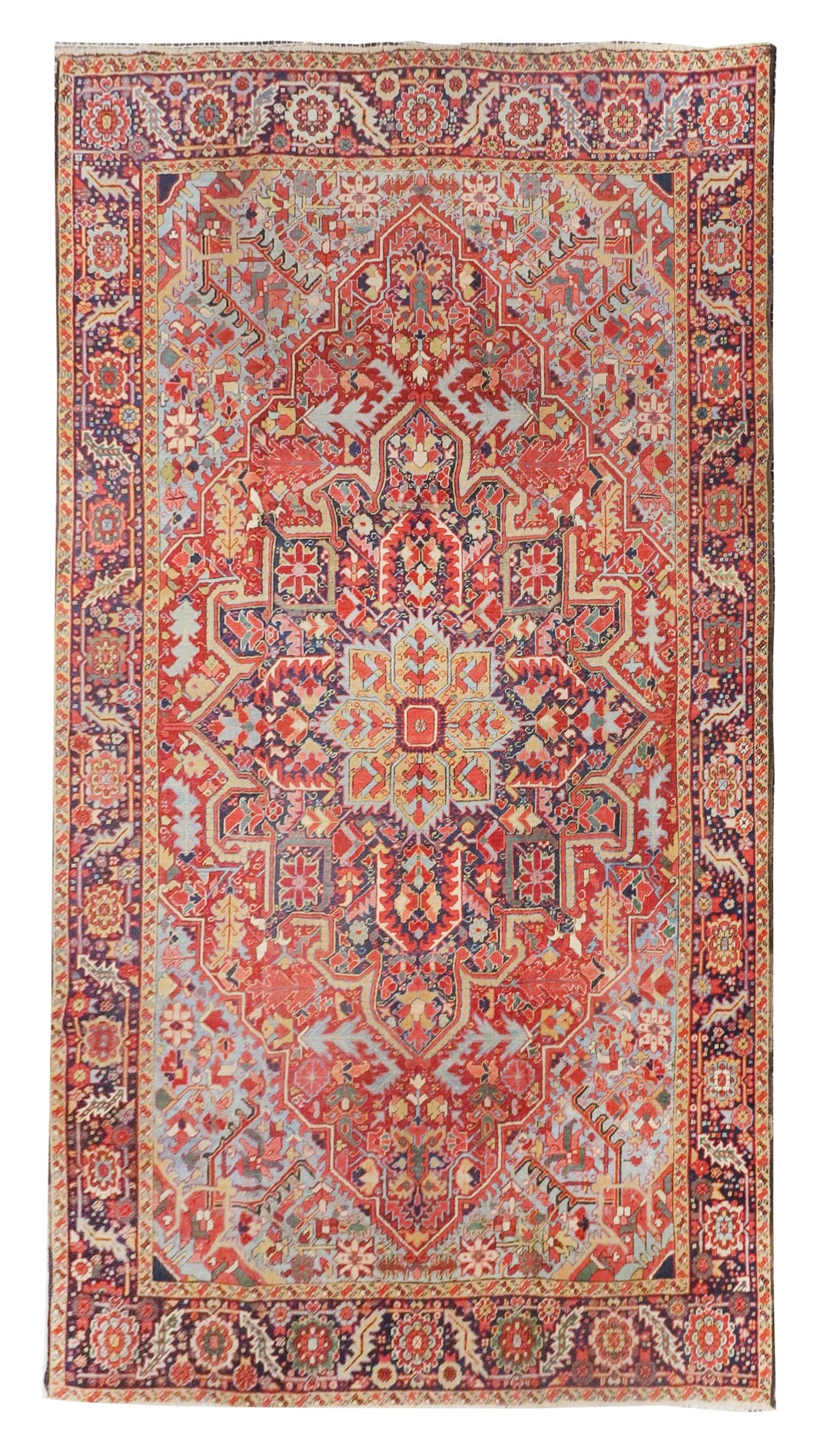 Antique Persian Heriz Serapi Rug