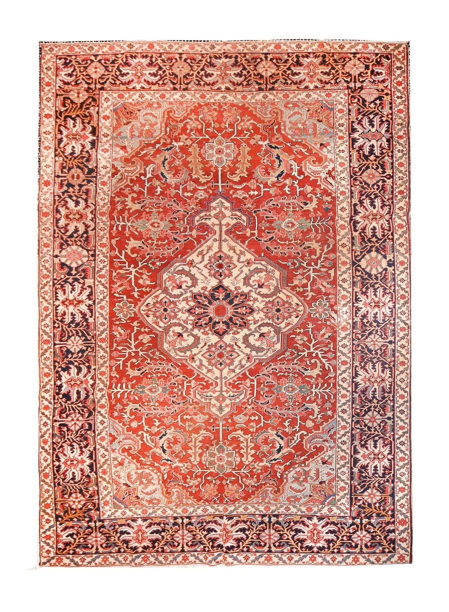 Antique Perisan Serapi Rug