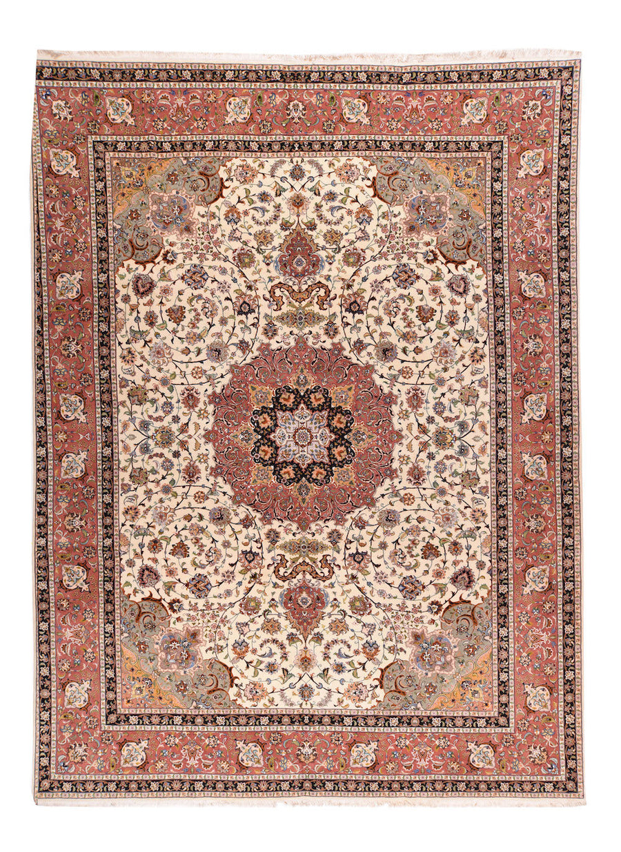 Vintage Tabriz Rug 9'10'' x 12'10''