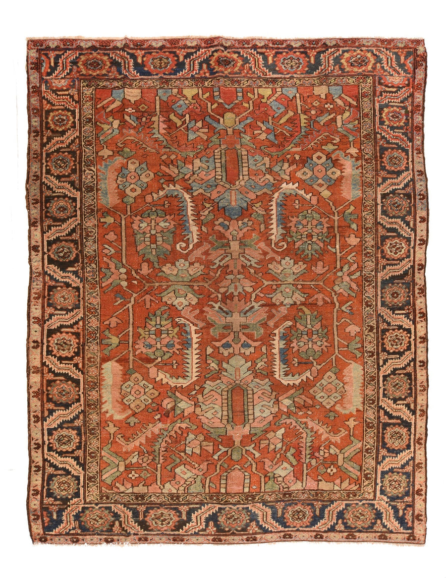 Antique Serapi Rug 8'7'' x 10'10''