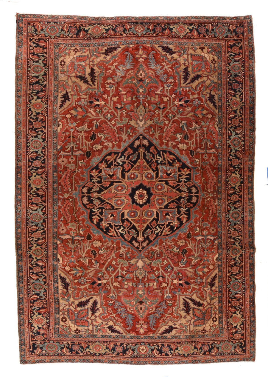 Antique Heriz Serapi Rug 8'9'' x 12'6''