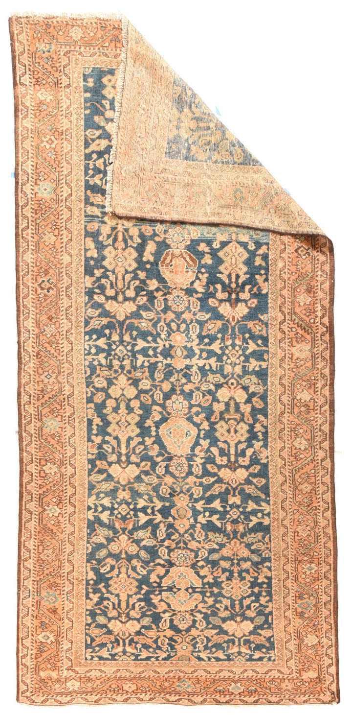 Antique Mahal Sultanabad Rug 4'2'' x 9'4''