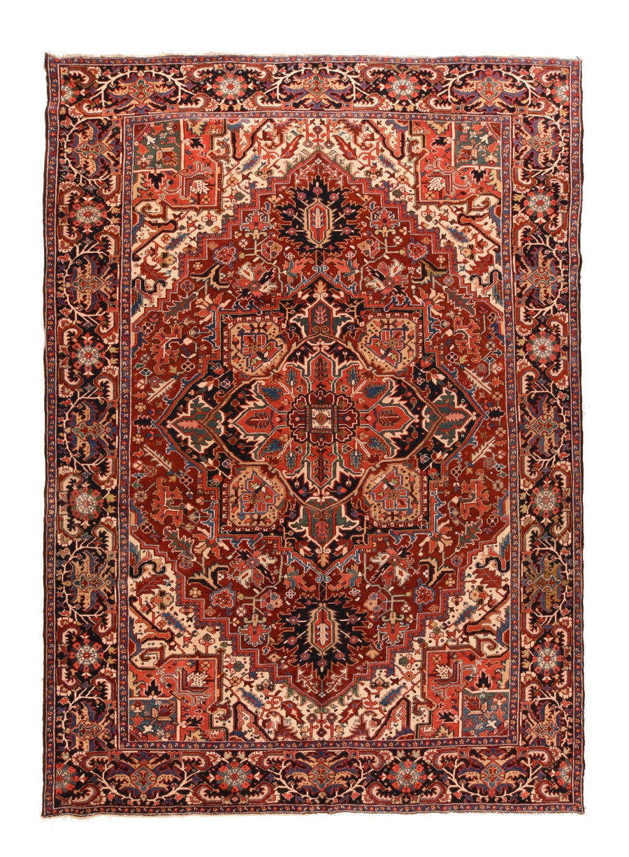 Vintage Heriz Rug 9'7'' x 12'10''