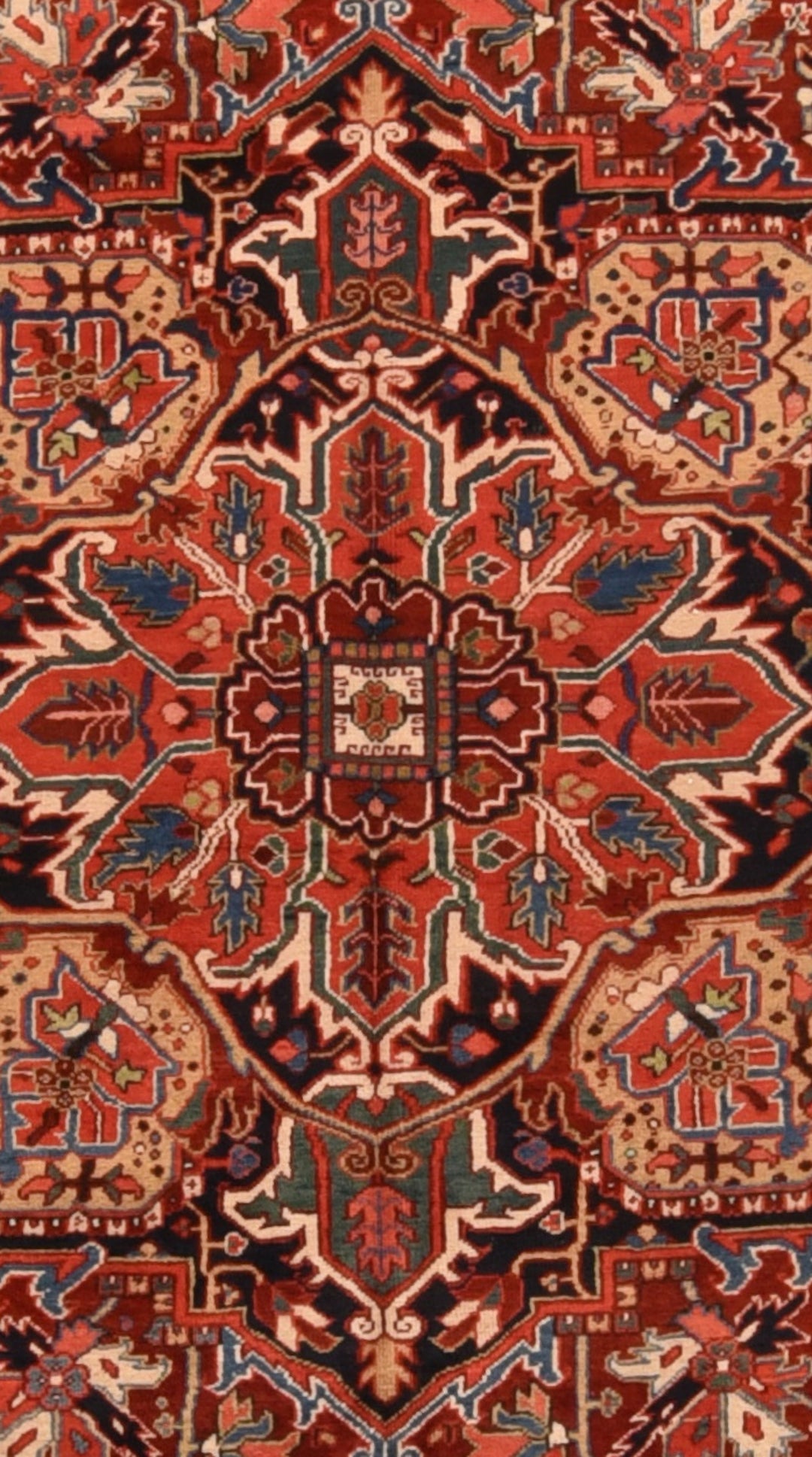 Vintage Heriz Rug 9'7'' x 12'10''