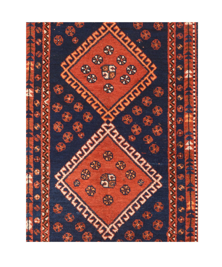 Antique Ghashghai Rug 4'5'' x 8'1''