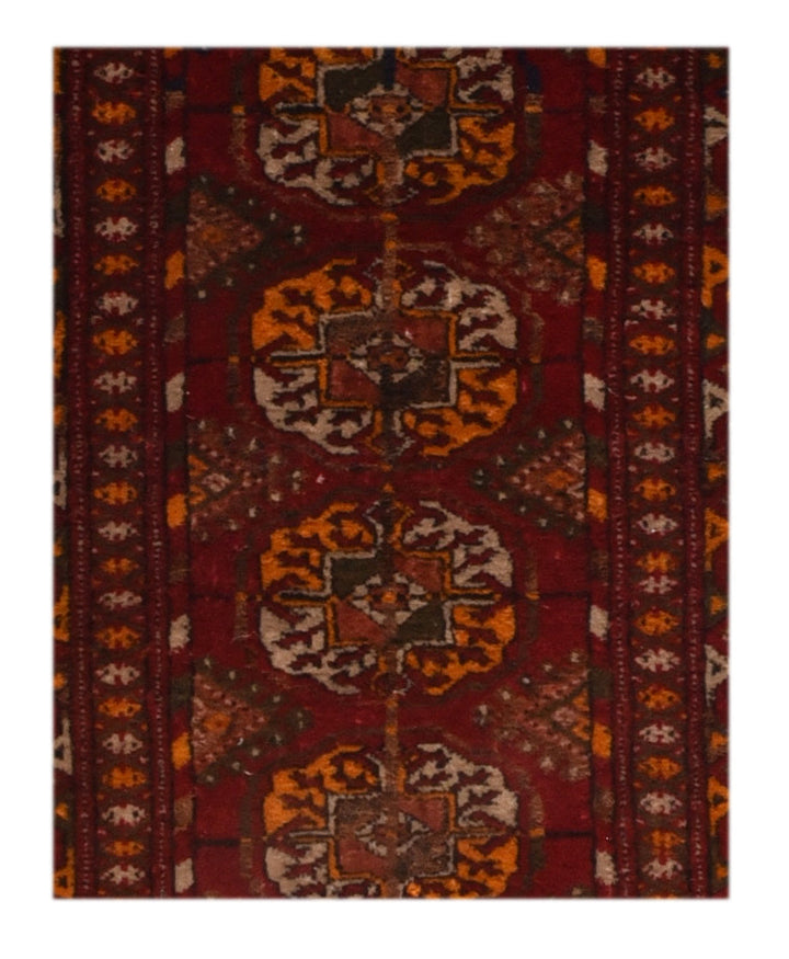 Vintage Turkish Bokhara Rug 1'10'' x 3'6''